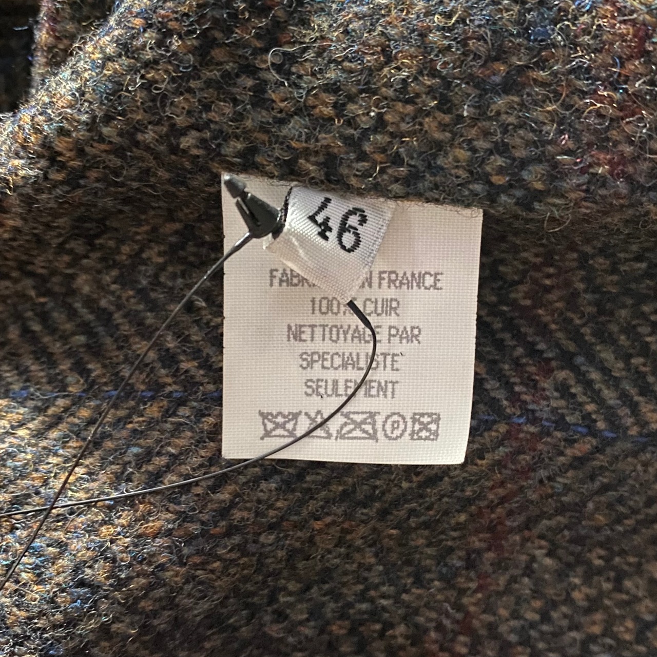 vintage NINA RICCI “Monsieur” leather coverall jacket