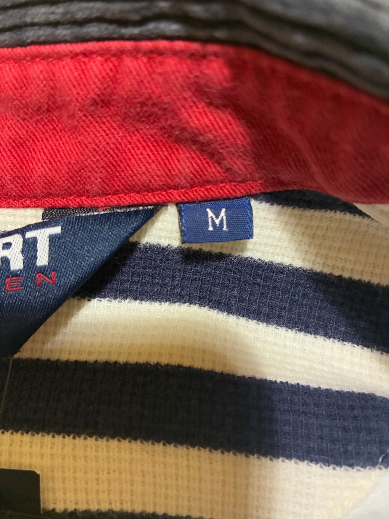 POLO SPORT RALPH LAUREN スウィングトップ　襟コーデュロイ　白　ポロスポーツ　