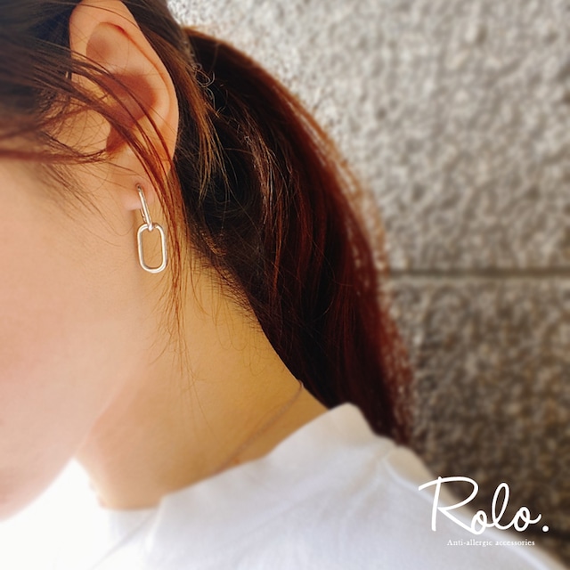 2WAY チェーンピアス シルバー925