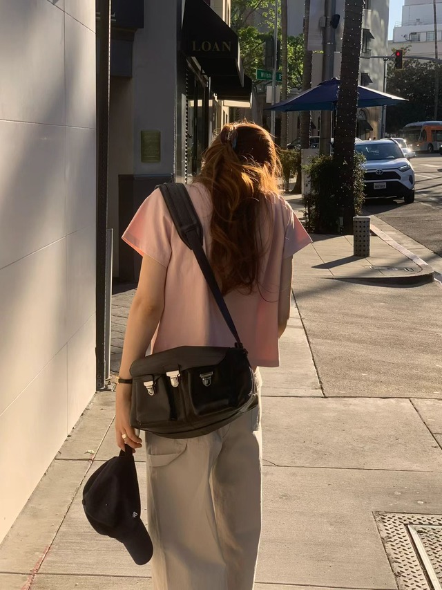 (OUNCE)  joy half tee / 3color