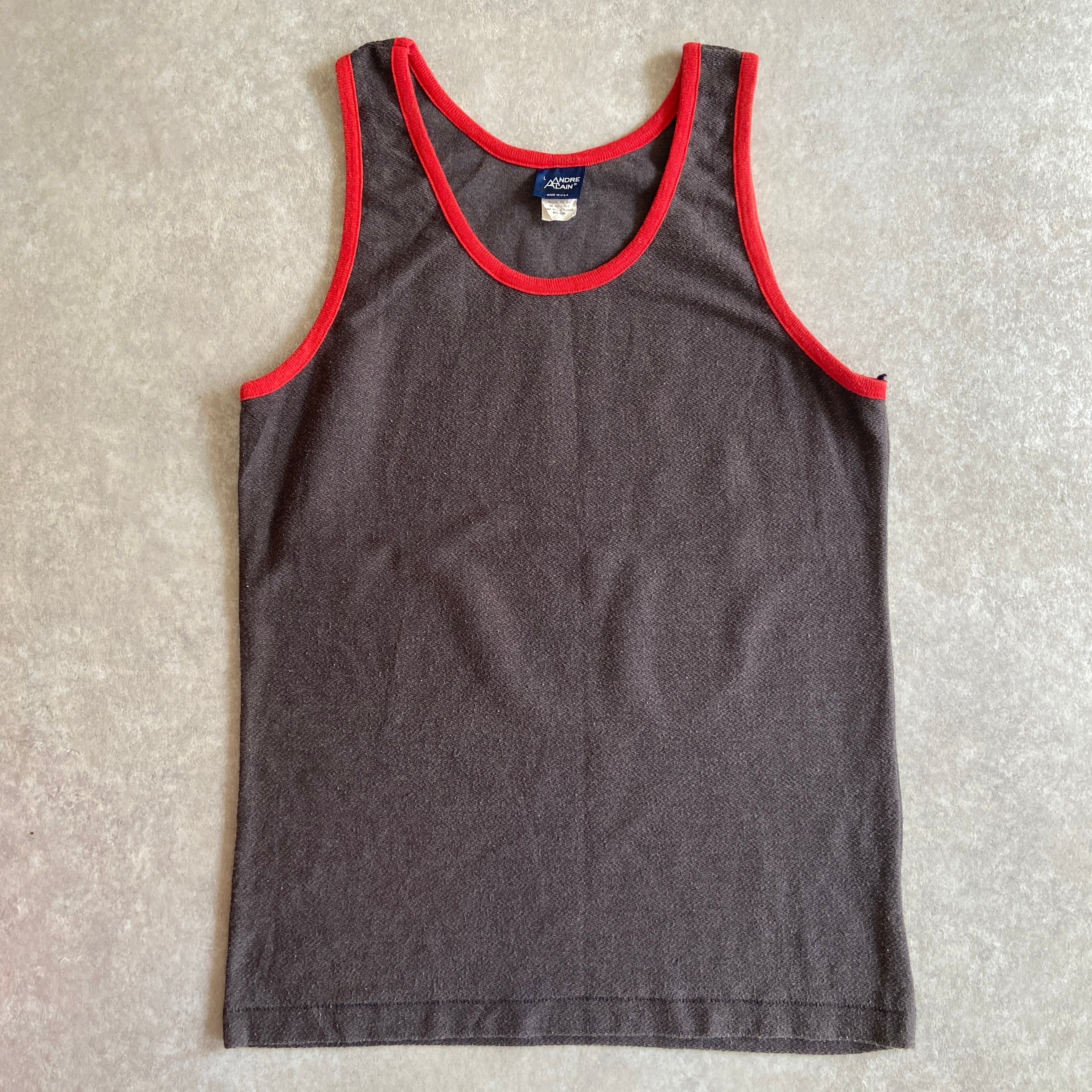 1990s ANDRE ALAIN Tank Top L Made in USA H180