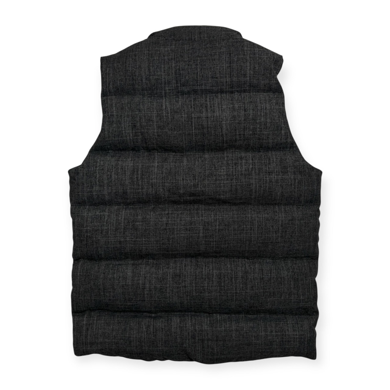 SHIPS JET BLUE シップスジェットブルー ウール混 ダウンベスト サイズ M /ダークグレー系 ツイード調 カジュアル 防寒