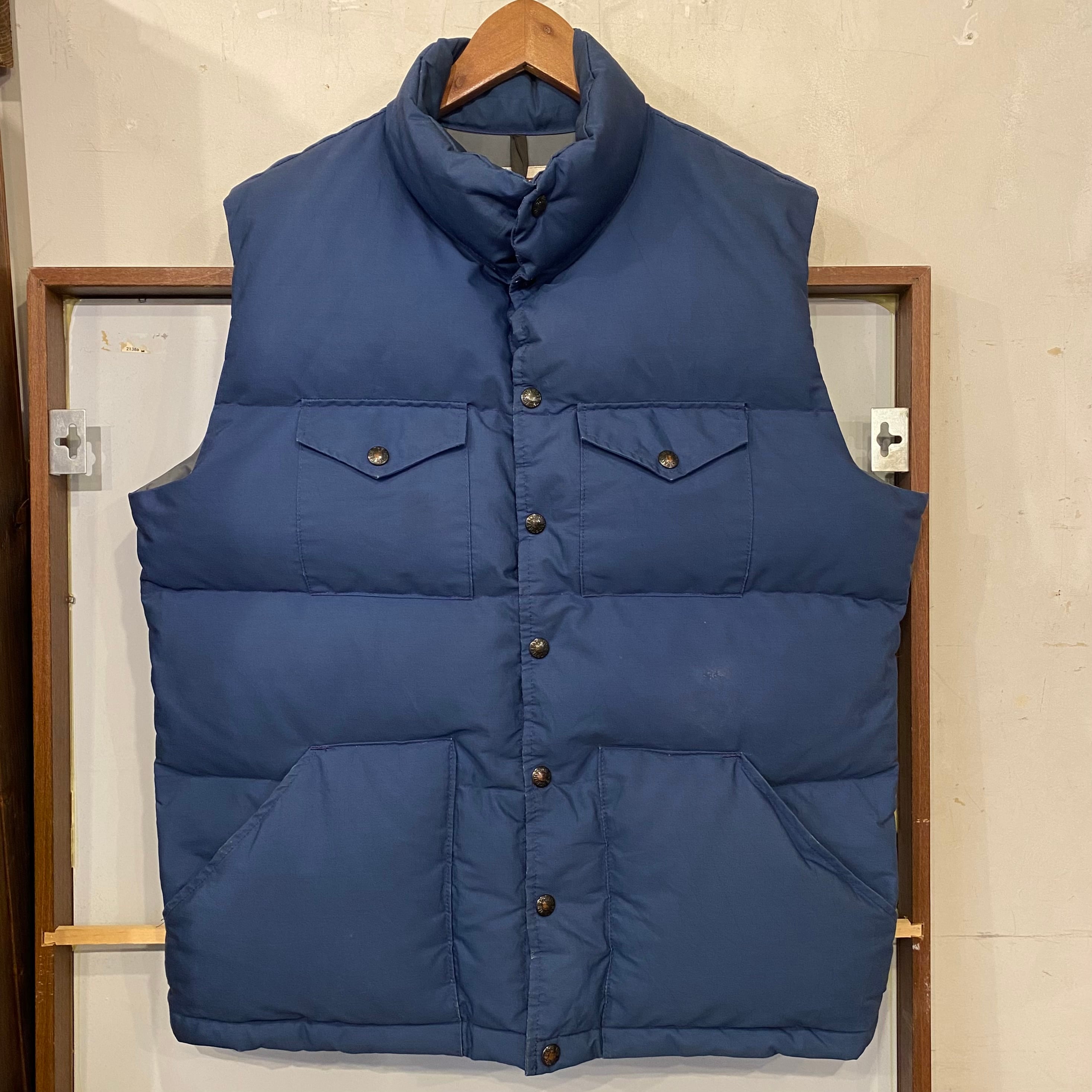 着用画像あり】80s THE NORTH FACE USA製 Ｌサイズ‼️ ダウンベスト 