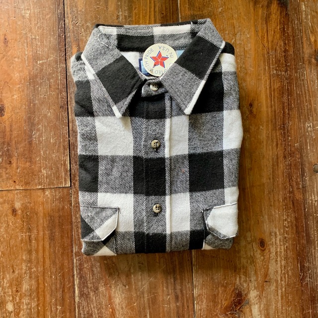 1970’s Deadstock “ELY” Print-Flannel Shirt/ M