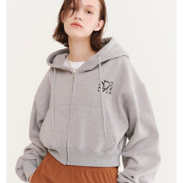 [RONRON] NCNL HOOD ZIP-UP GREY 正規品 韓国ブランド 韓国代行 韓国通販 韓国ファッション パーカー