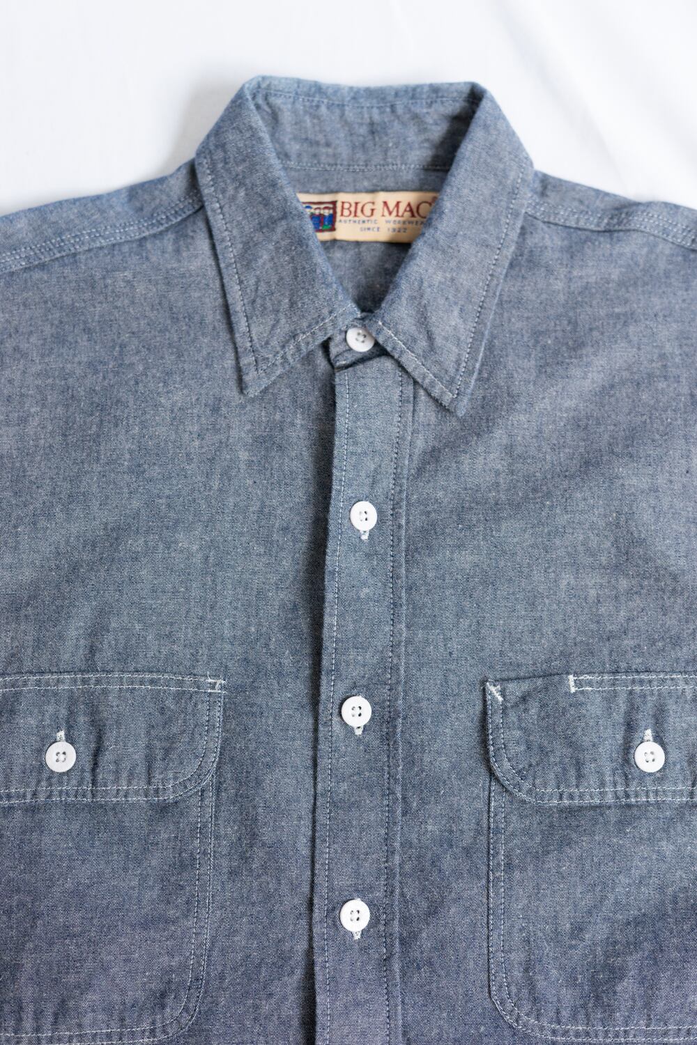 90's BIG MAC Chambray Work Shirts メンズ M 15-15 1/2 | Hoarders