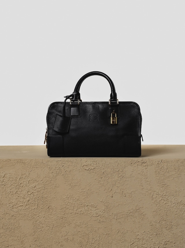 LOEWE ロエベ ブラック アマソナ28 ゴールド金具 ハンドバッグ　