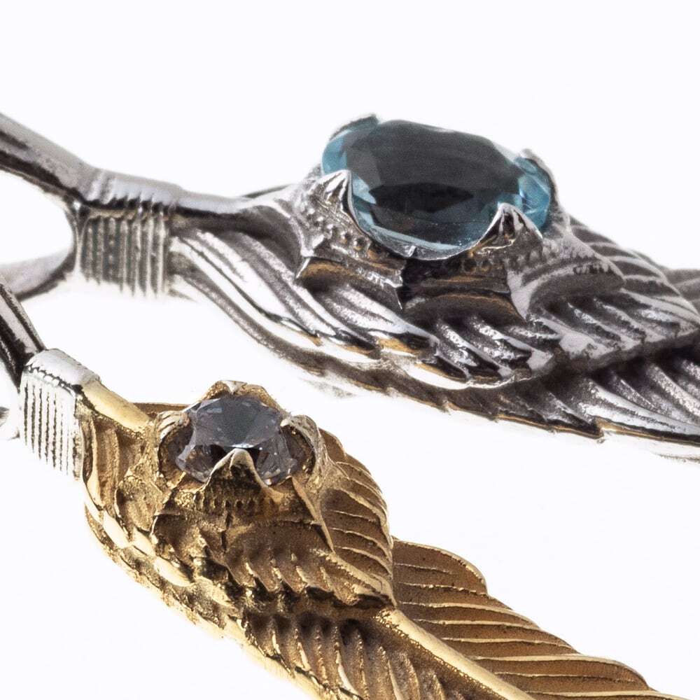 限定シリアル入り】カスタムオーダー/鳳凰ダブルフェザーペンダント