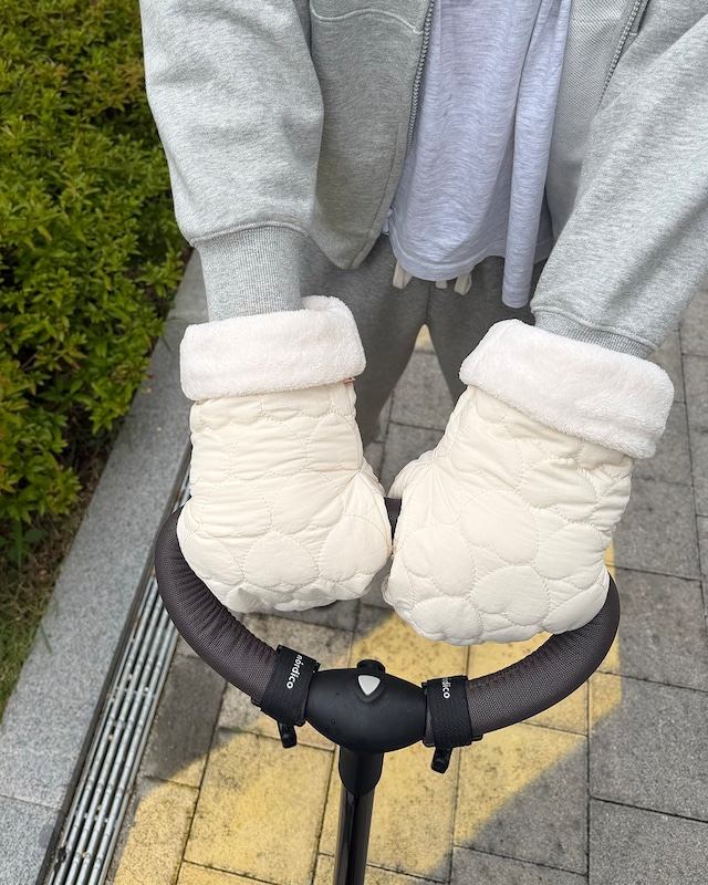 【取寄】here i am|heart stroller warmer|ハートベビーカーワーマー|one size|baby&kids|26 autumn
