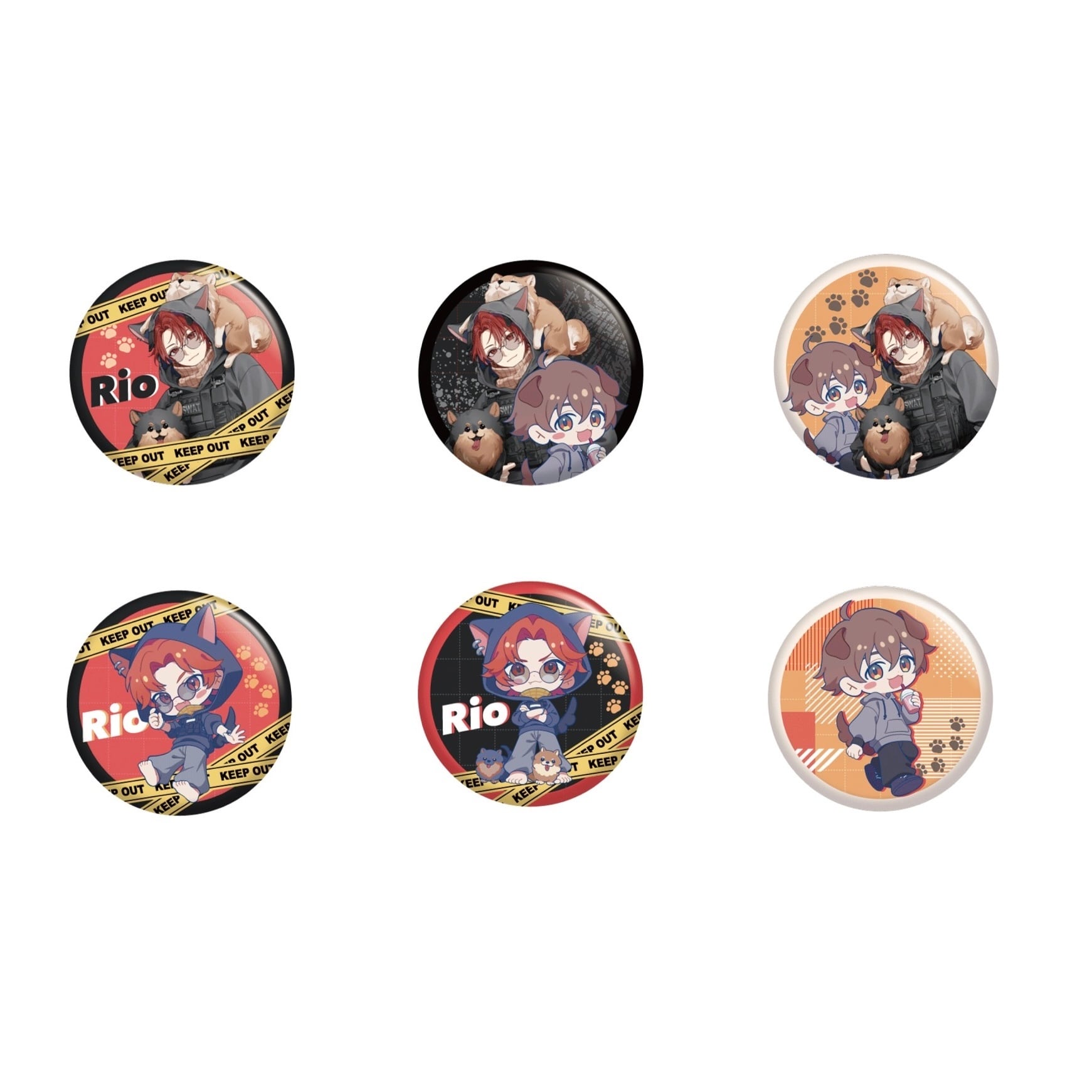 Rio 誕生日グッズ 犬上リオ 缶バッジ 犬上リオ OFFICIAL WEBSTORE