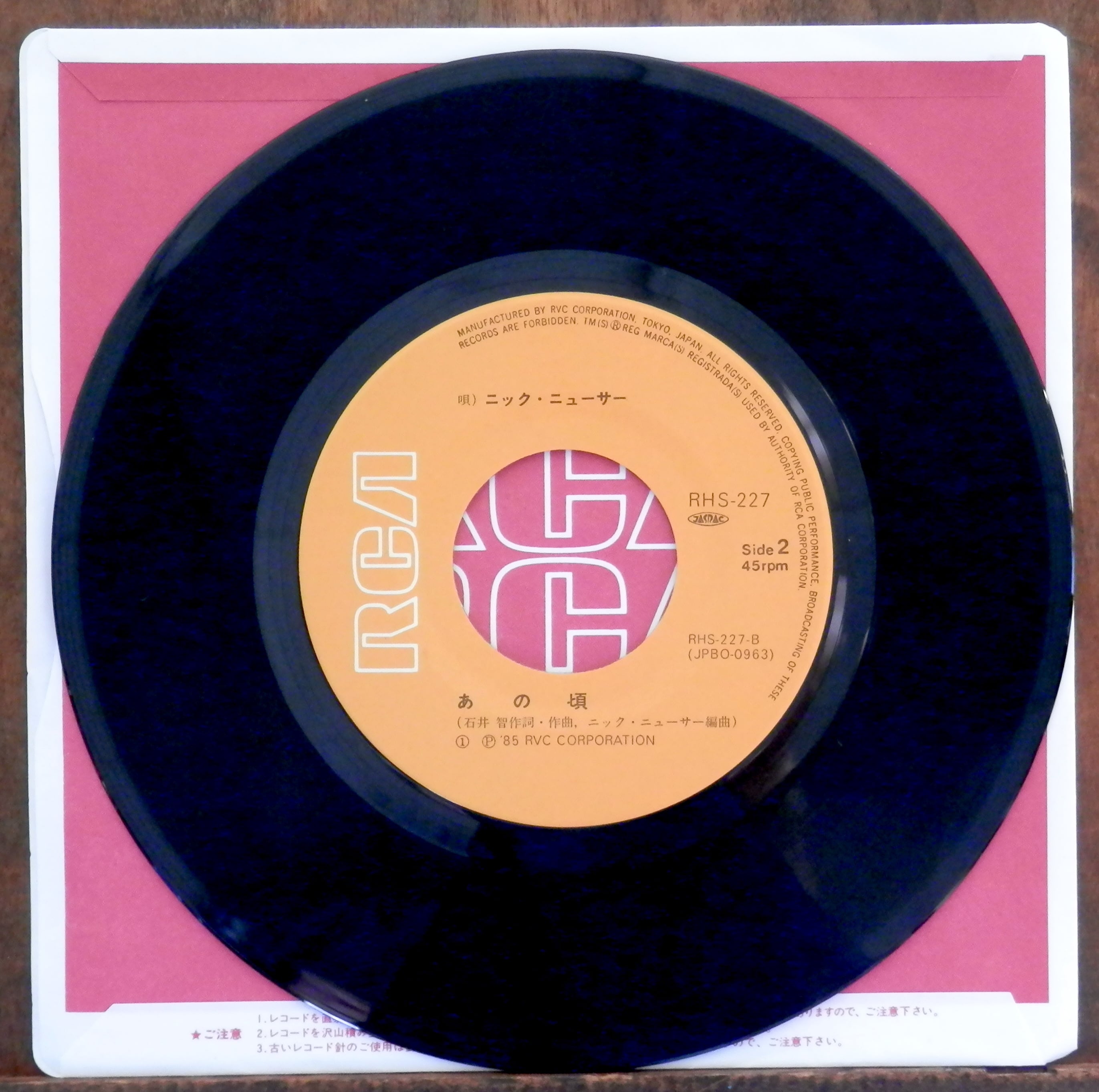 85【EP】ニック・ニューサー - 放されて | 音盤窟レコード