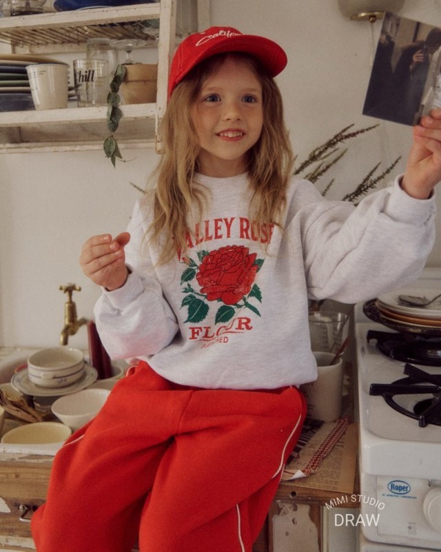 《送料無料》予約:ローズトレーナー【BYMIMI】