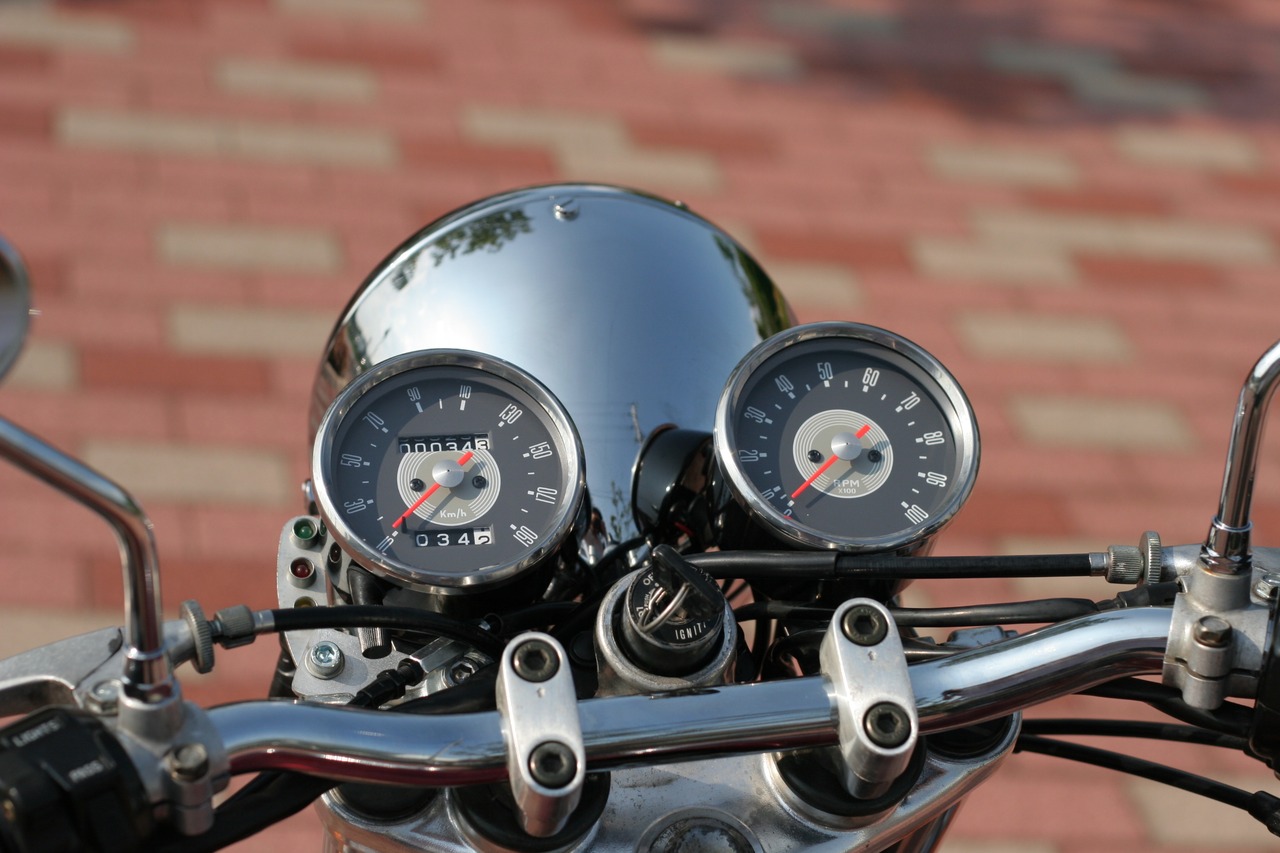 80φSMITH-Style Speed-Meter(with coupler on harness) /SR400/500