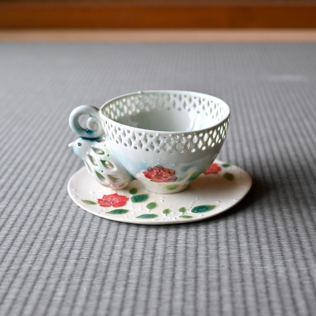 51. キラメキ鳥cup&Saucer
