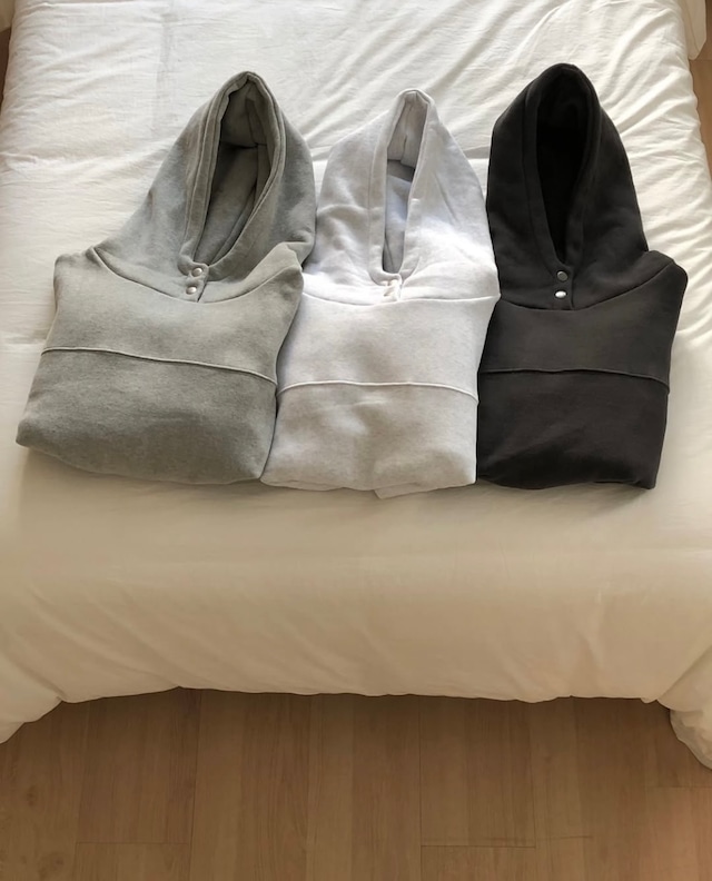 snap switch sweat hoodie