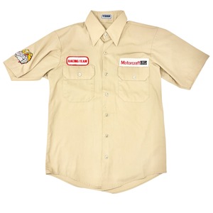 "Motorcraft"半袖ワークシャツ