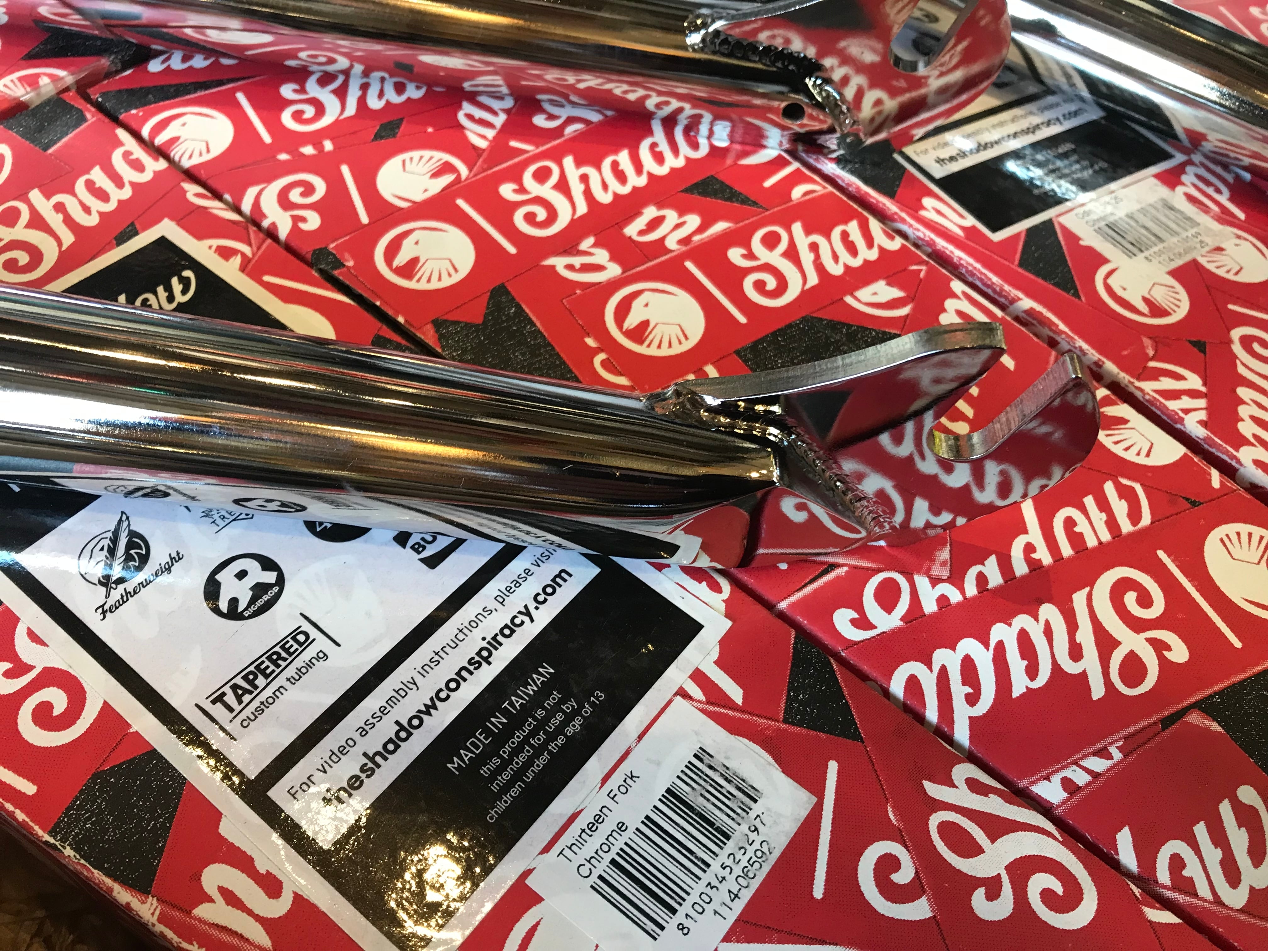 SHADOW THIRTEEN FORK 13mm CHROME | bmxshop