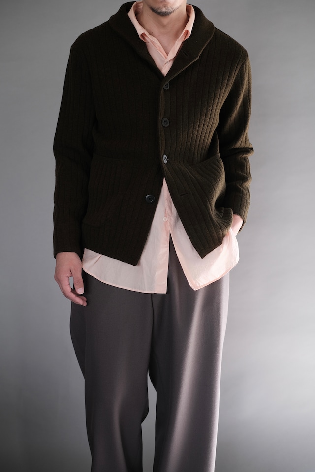 SLOPESLOW / COVERALL JK "HT Shetland wool RIB"