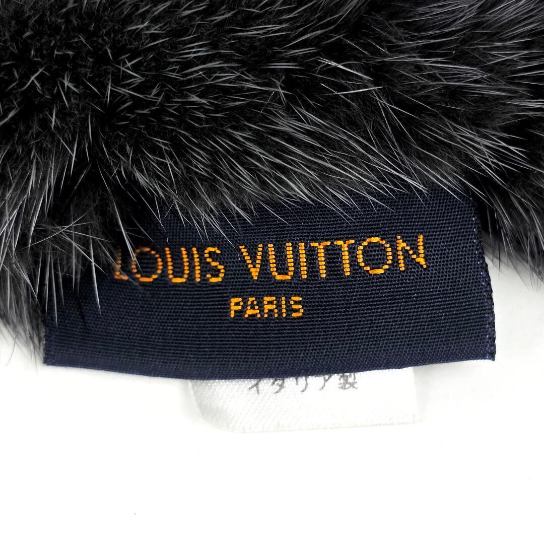 LOUIS VUITTON ルイヴィトン モノグラム リバース ミンク マフラー | BARIS