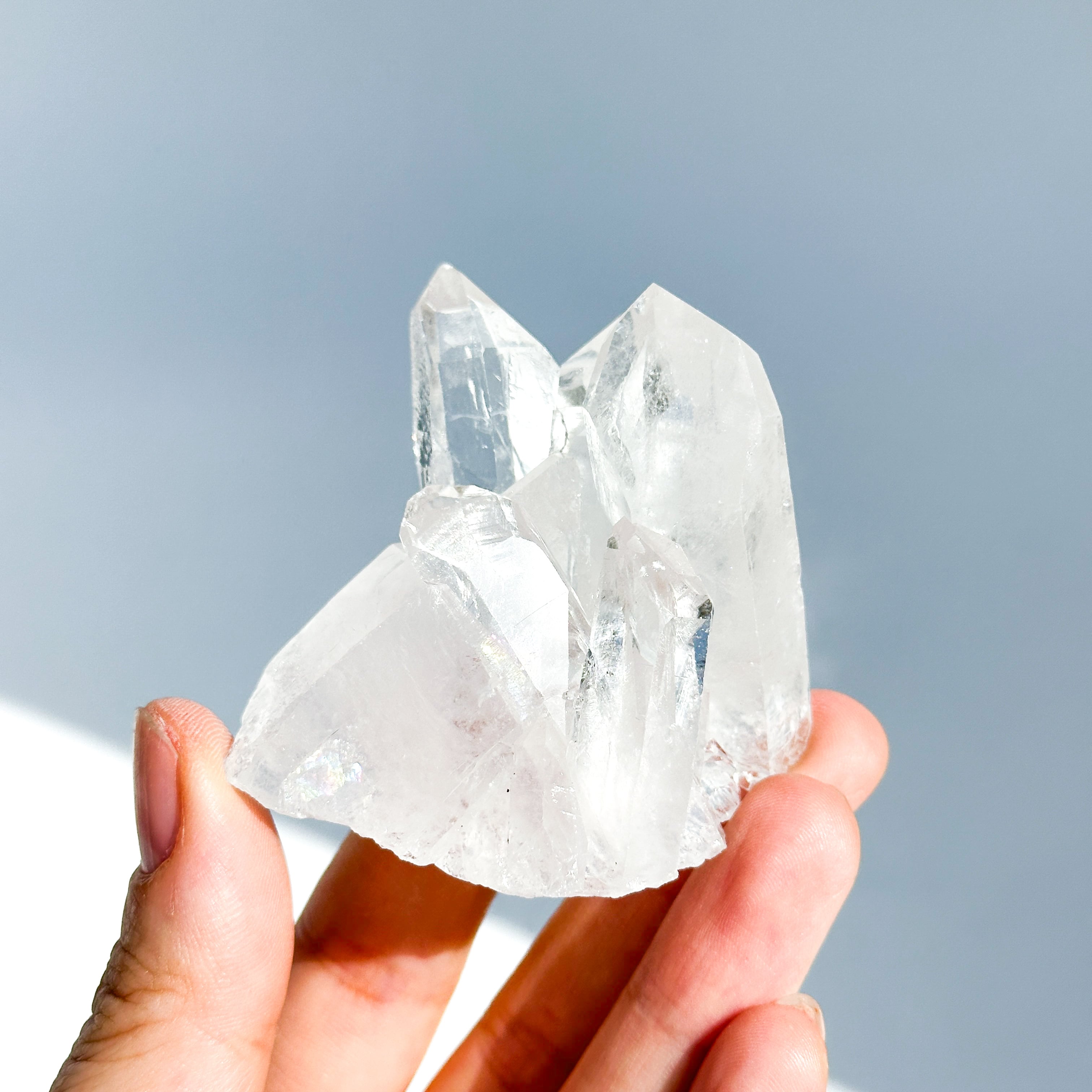 虹◎トマスゴンザカ産水晶クリアクォーツ クラスター02◇ Clear Quartz