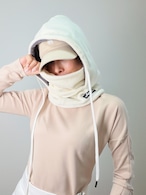 ✳︎即納✳︎Unisex Fleece Hood Warmer (Ivory / Black)