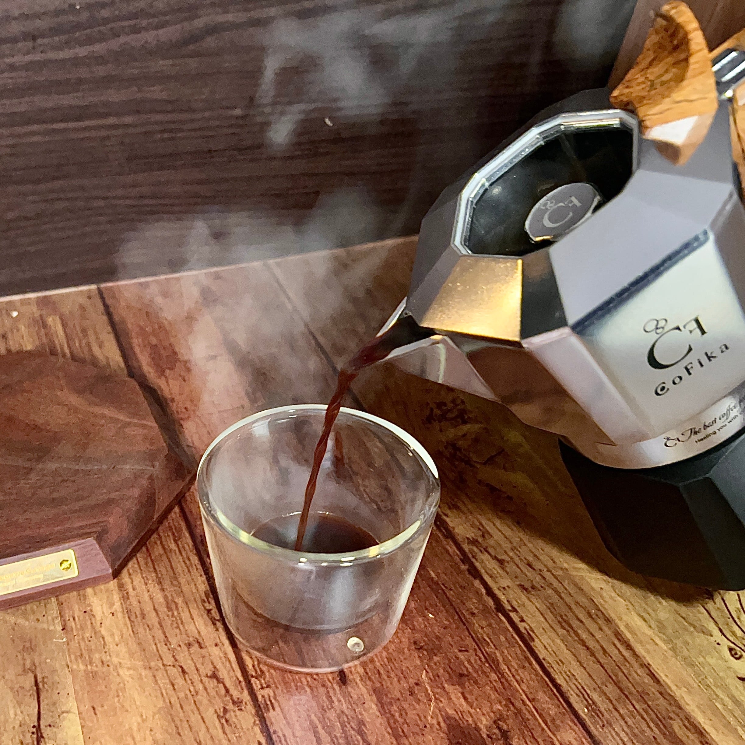 CoFika Crema Rich 直火式エスプレッソマシン 1-2杯用 | COFFEE LAB