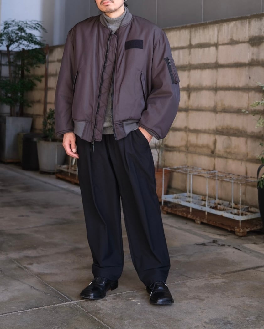 CIOTA” MA-1 Flight Jacket (Jet-Dyed Model) BLACK” | Lapel online store