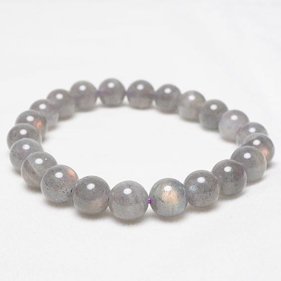 ピンク ラブラドライト ブレスレット 9mm 一点物 メール便送料無料 [M便 1/10] 111-25102