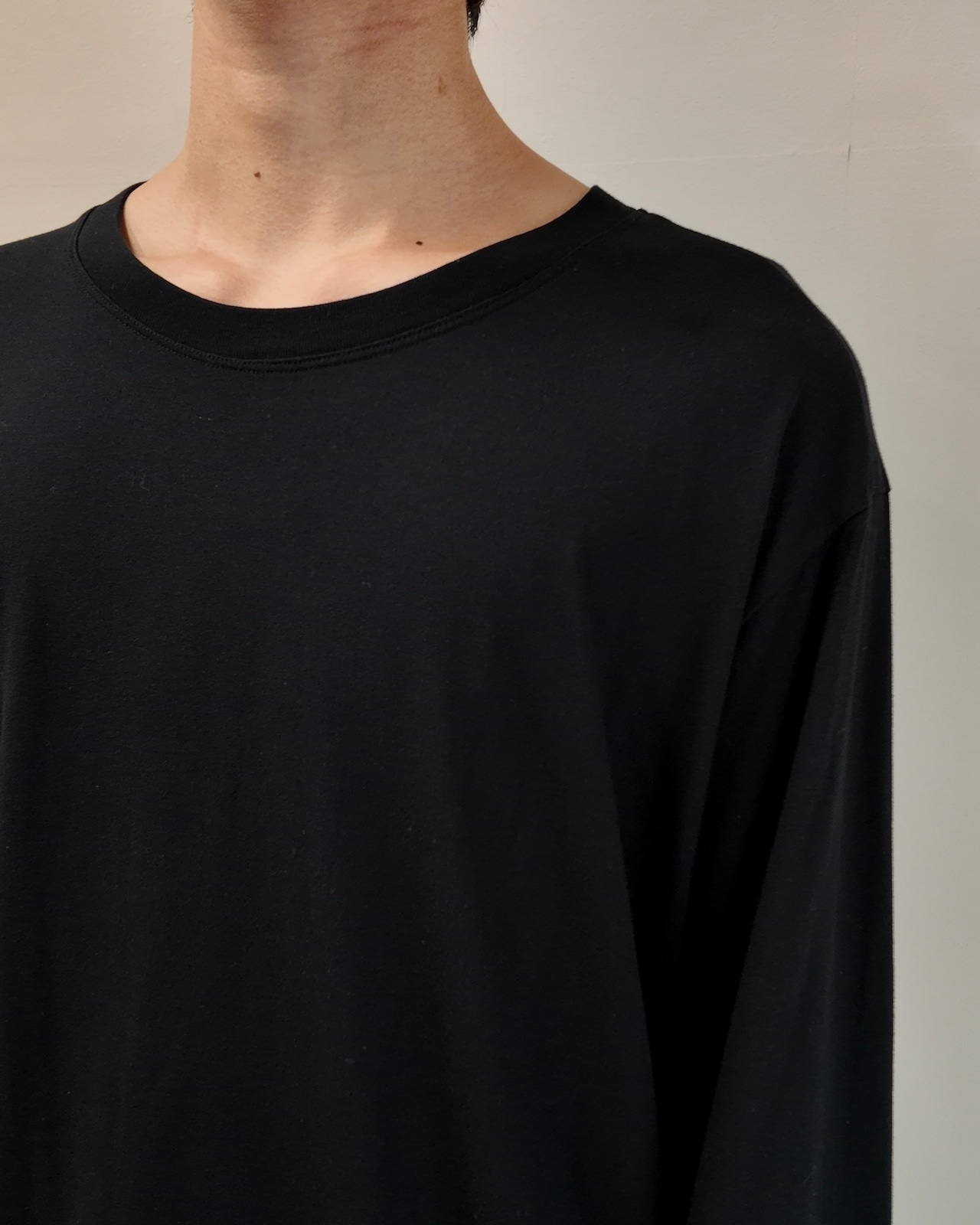 【The viridi-anne】over silhouette long sleeve T