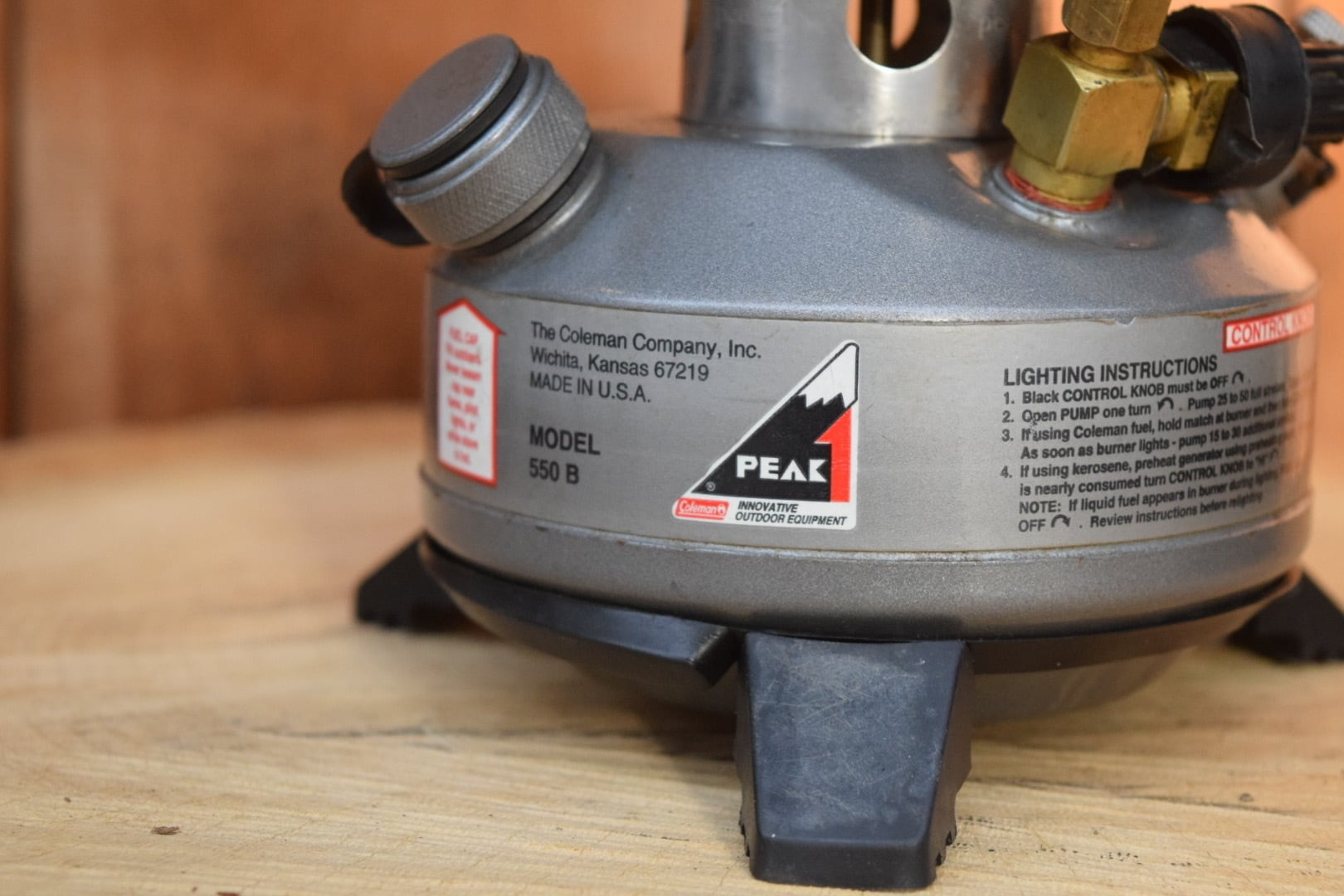 Coleman PEAK1 MADE IN  78年製 コールマンのビンテージガソリンバーナー、ピーク1たちに迫る