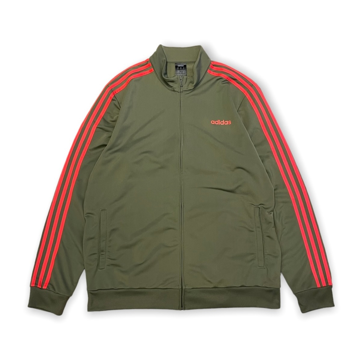 adidas(アディダス) 3ストライプス トラックジャケット オリーブ / XL 