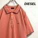美品 DIESEL ディーゼル 鹿子 ワンポイントロゴ ポロシャツ