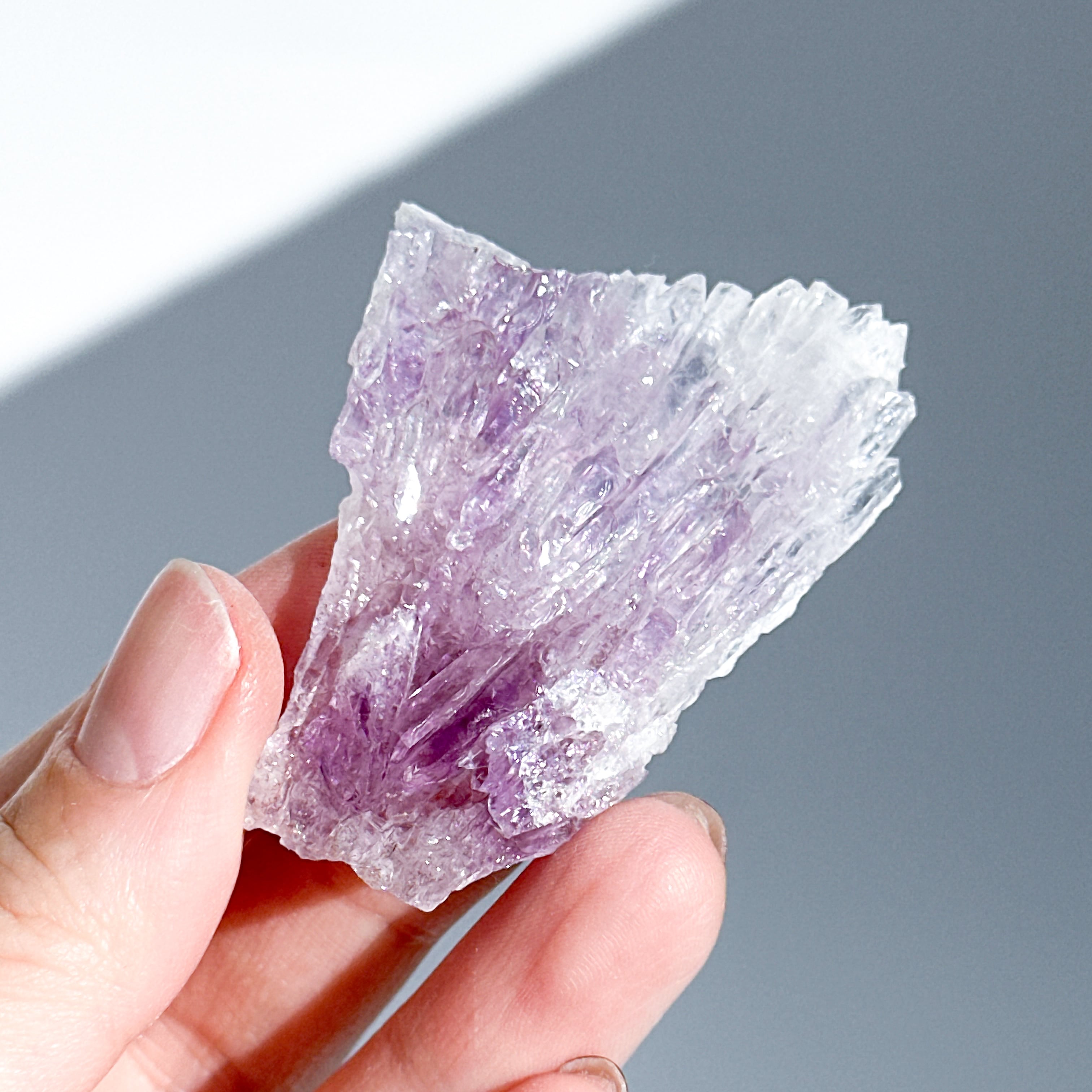 フラワーアメジスト プレート風 22◇ Flower Amethyst ◇天然石・鉱物
