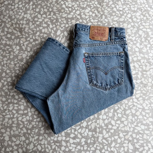 Levi’s / 550 90’s blue denim size 36×32