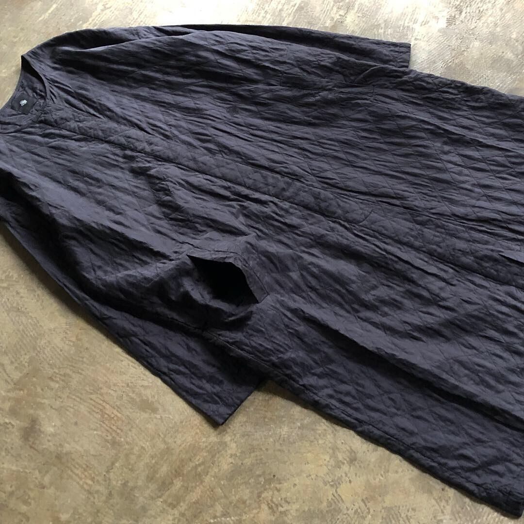 maison de soil(メゾンドソイル) SILK/COTTON C-NECK COAT maison de soil(メゾンドソイル) SILK/COTTON C-NECK COAT