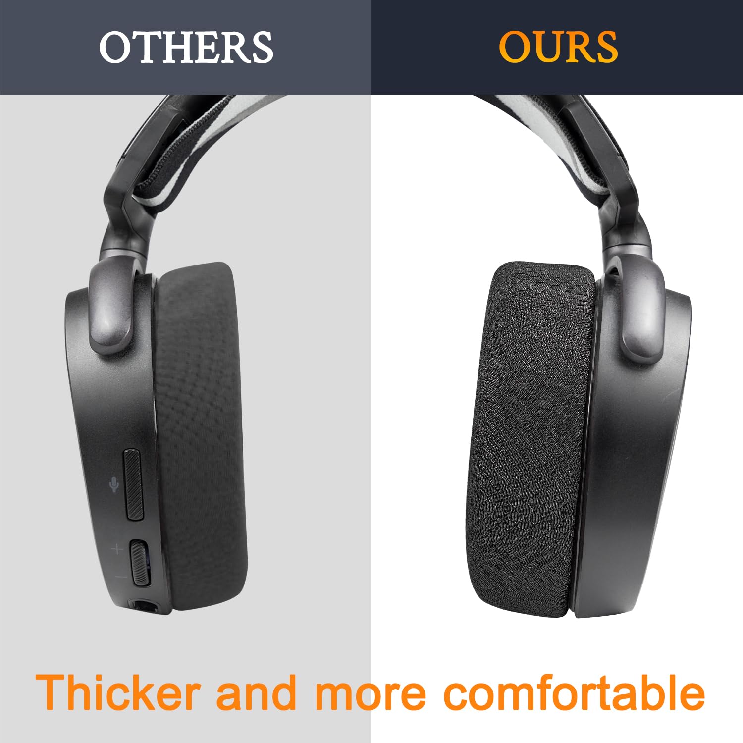 SOULWIT イヤーパッド ヘッドホンパッド 交換パッド、SteelSeries
