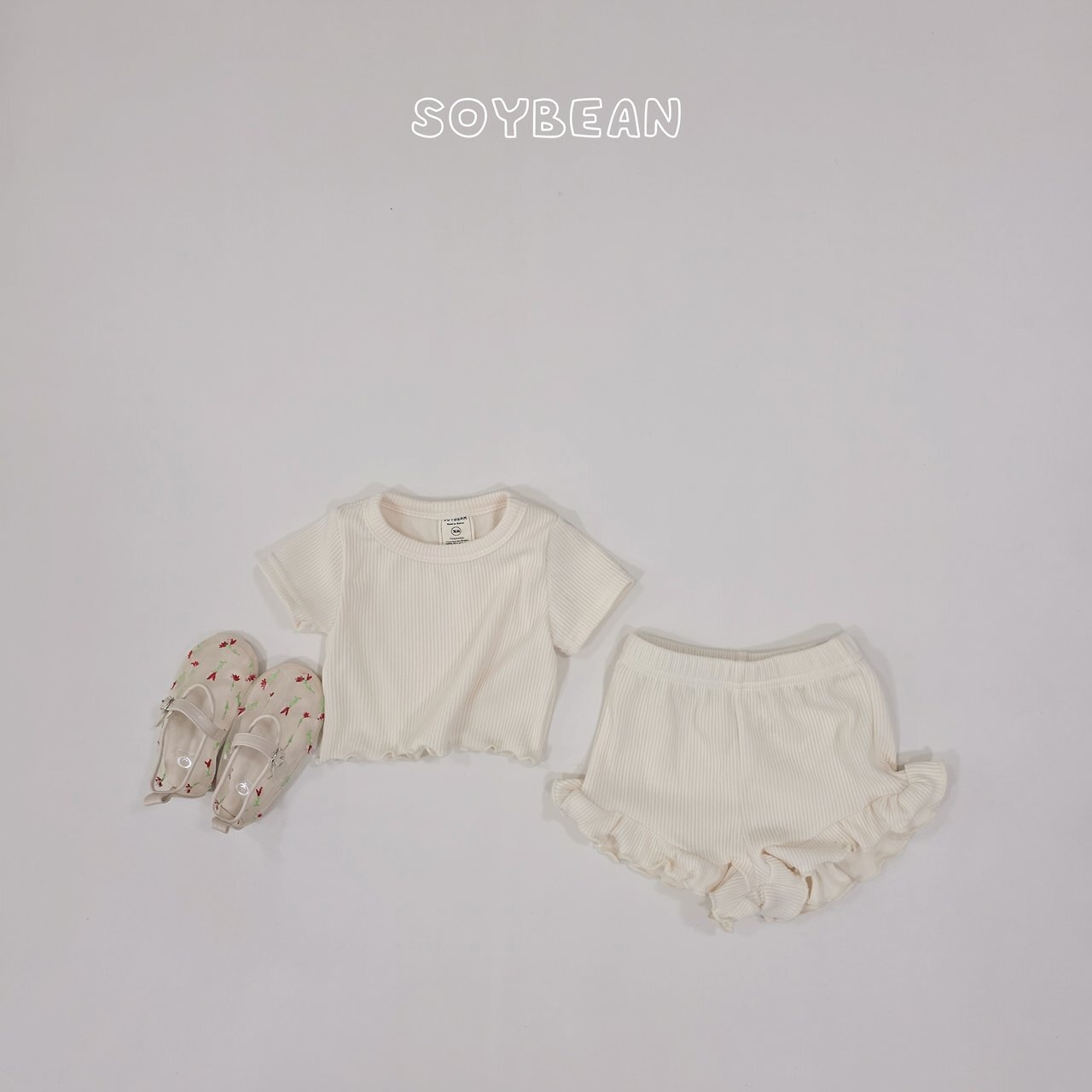 【取寄/韓国直送】SOYBEAN 26/SM フレッシュフリル上下セット|夏服|韓国子供服