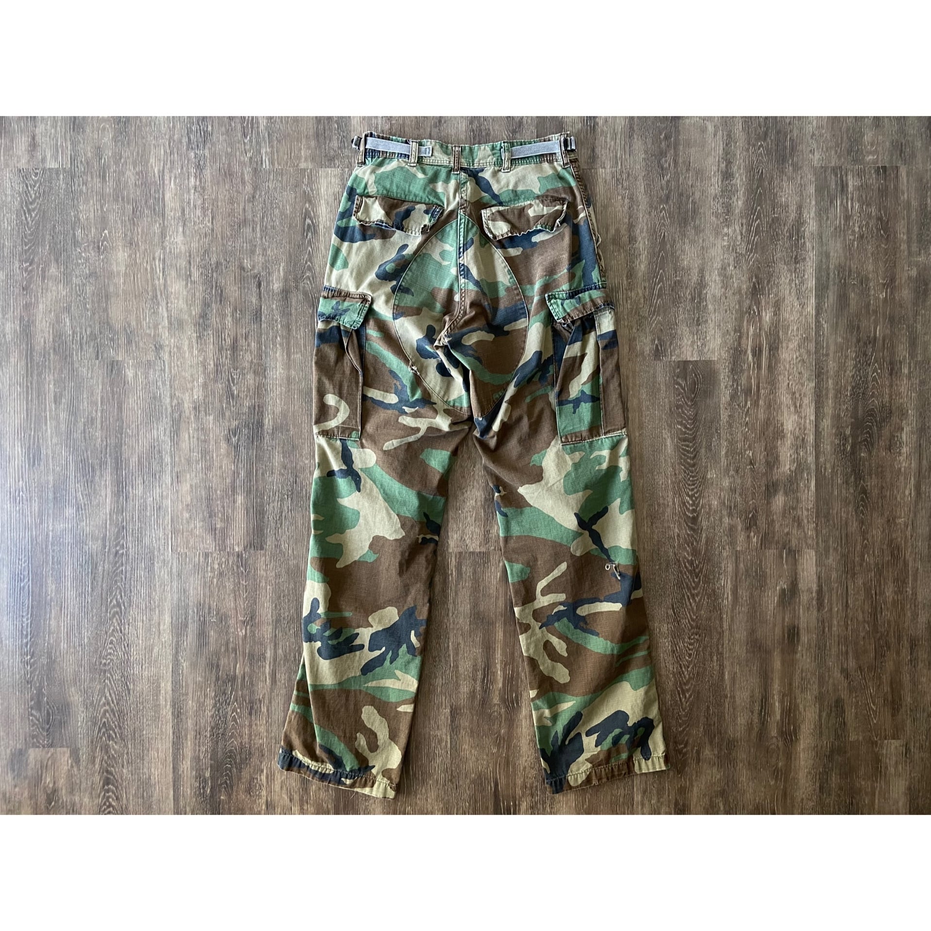 80s woodland camouflage pattern combat trousers “BDU” 米軍 コンバットパンツ ウッドランドカモ  NeuYokes
