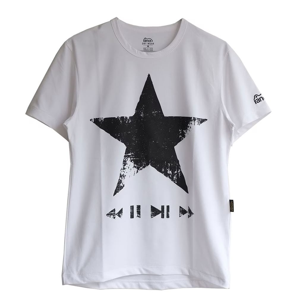 ranor（ラナー）STAR T-SHIRT White ユニセックス スター グラフィック