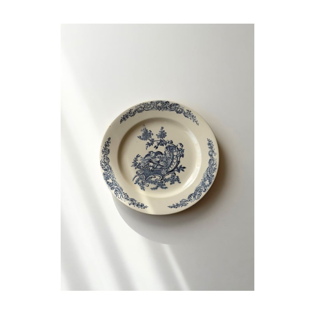 Clairefontaine クレールフォンテーヌ / “LOUIS XV” 平皿プレート b