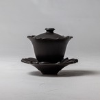K-30［木下和美］黒釉蓋碗／S