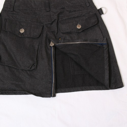 VivienneWestwood AngloMania PieceDyeingZipMiniSkirt