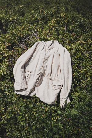 【最後の1点】Andrew Driftwood　Doggy bag Jacket / Cotton hand basket weaving / Tea / size Mens M