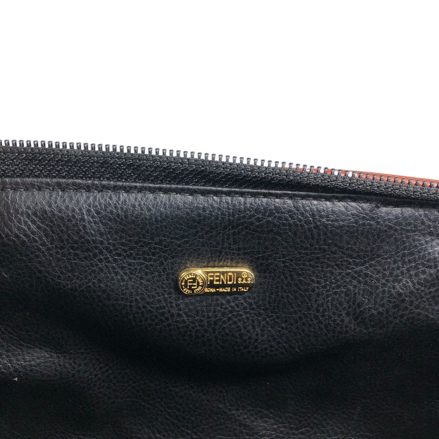 FENDI フェンディ ぺカン ショルダーバッグ ブラウン FFロゴ PVCレザー ミニボストン 2way vintage ヴィンテージ オールド xg8eaz