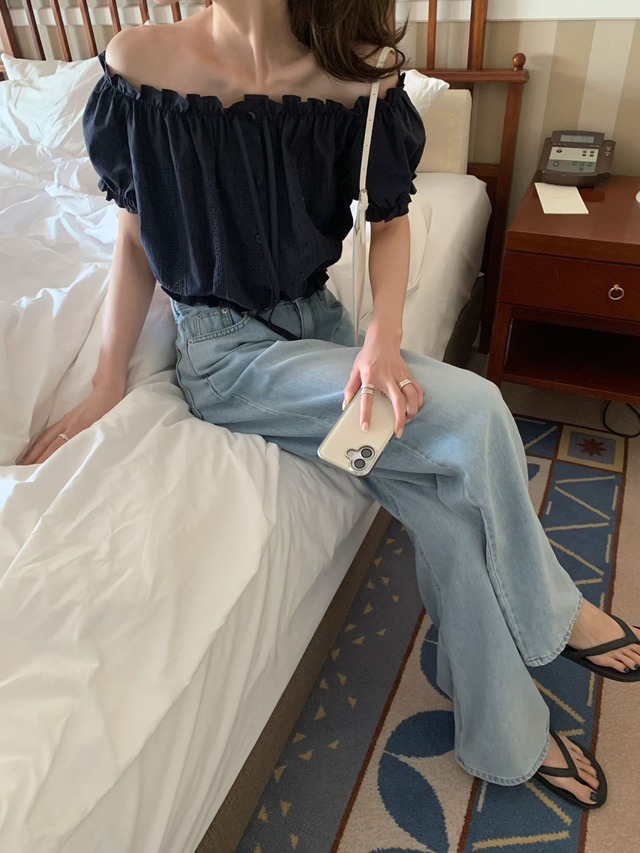 (予約) mellounge  / Lyocell washing denim 1color