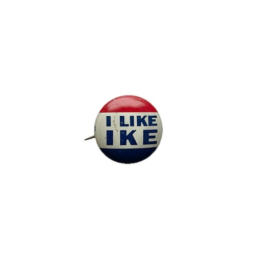 【Good】50s『I LIKE IKE』缶バッジ