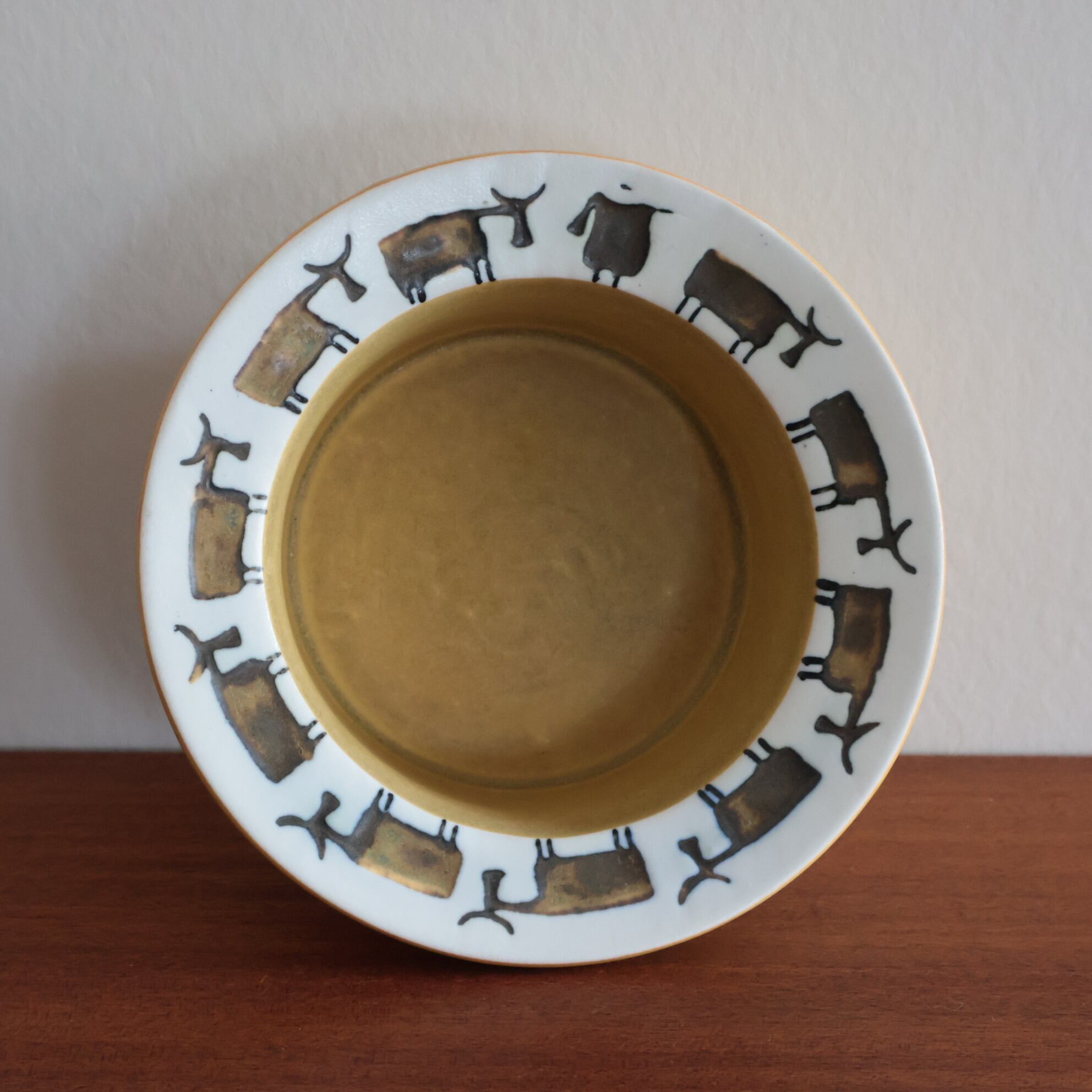 Lisa Larson リサラーソン Thalia タリア 灰皿 鹿 81215 美術品