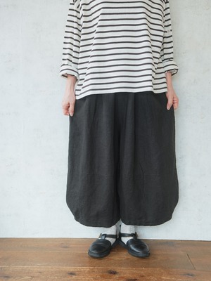 [grin]フレンチリネン切替バルーンパンツ
