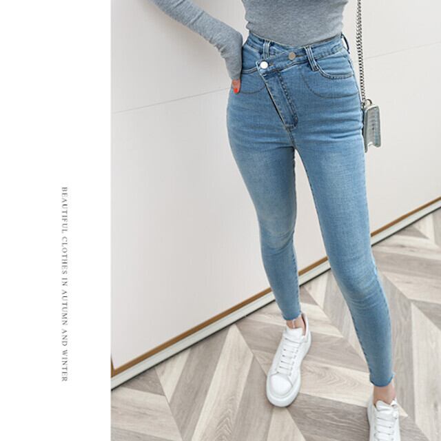 Sサイズ/Lサイズ レディース デニム スキニーパンツ ハイ Sサイズ/Lサイズ レディース デニム スキニーパンツ ハイ