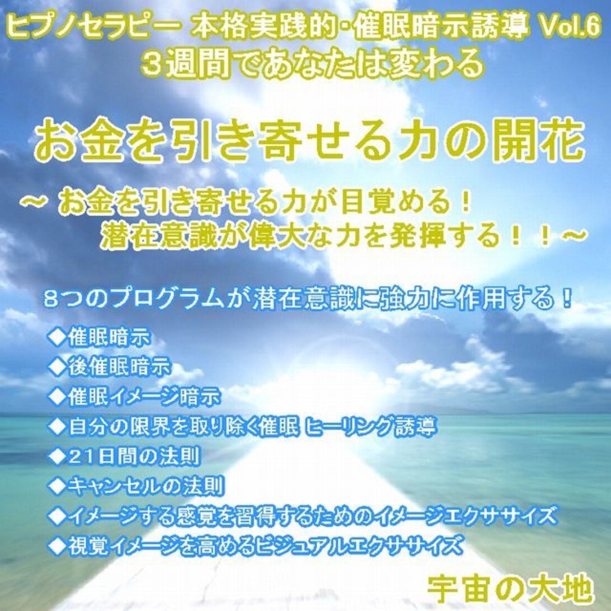 お金を引き寄せる力の開花 お金を引き寄せる力が目覚める ８つのプログラムが潜在意識に作用 ｃｄ ヒプノセラピー 催眠暗示誘導 シリーズvol 1 ヒーリングショップ